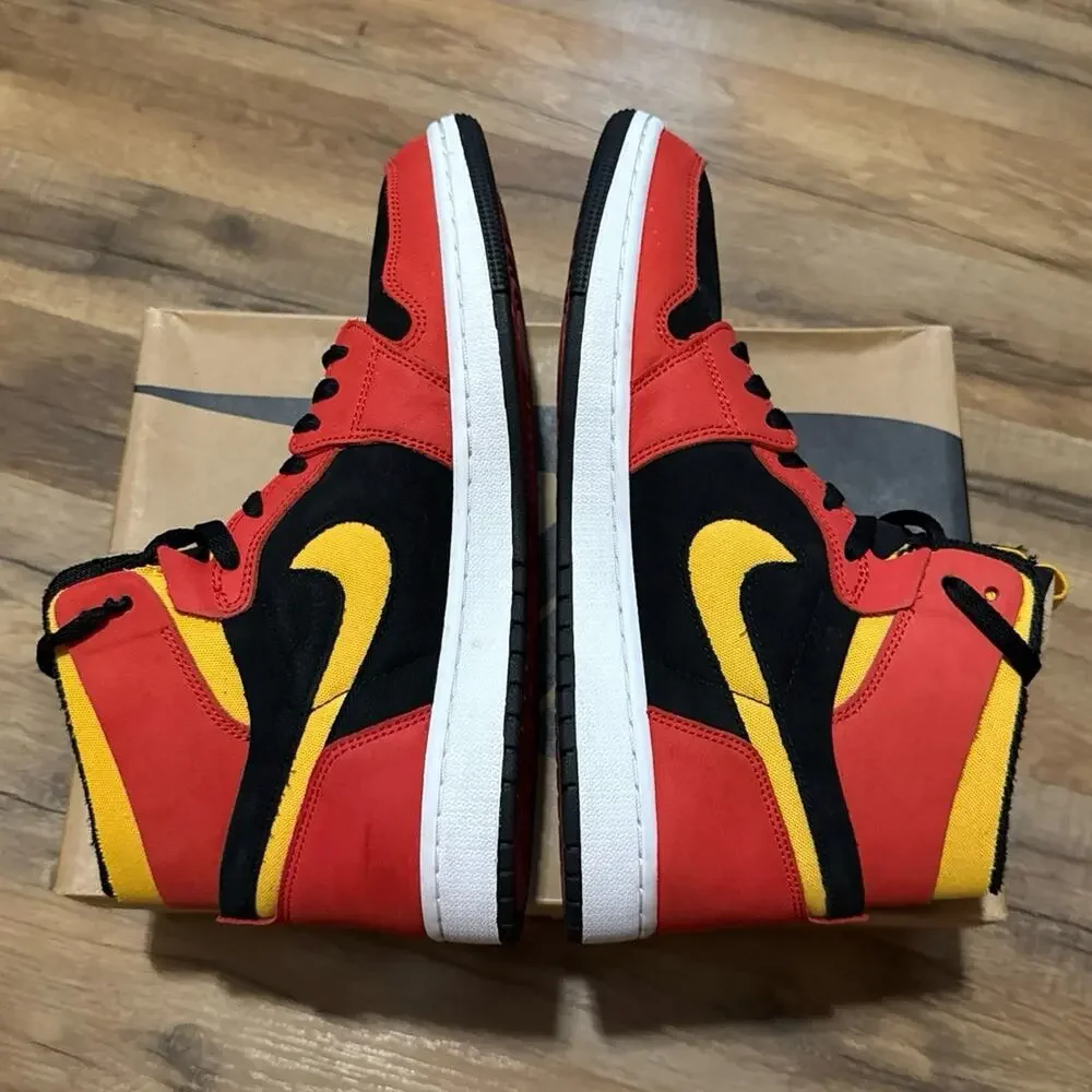 Air Jordan 1 Zoom CMFT Black Chile Red CT0978-006 Size 11